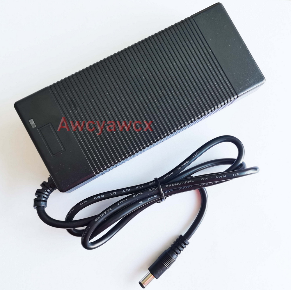Ac 100v-240v dc 54.6v 2a 2000ma for 48v pack charger universal 13s ebike electric bike power supply adapter 5.5mm