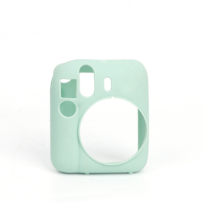 \'[;. Camera Silicone Case For Fujifilm Instax Mini12 Shell Protective Cover Soft Shell Solid Color Scratch-Proof Mini 12 Case