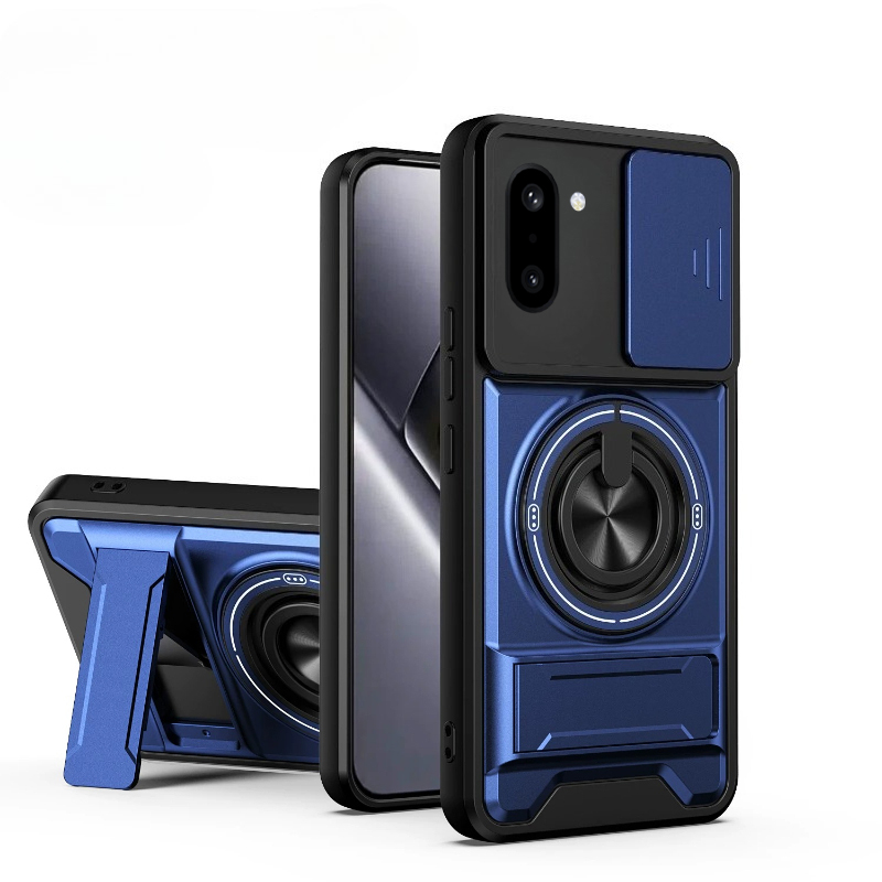 Phone case For Oneplus Nord 6 / 15R Phone Case Magnetic Back Cover Hard Shock Resistant Camera Protection Bracket Navigation Bracket Ring Cover For Oneplus 15R Cover cases.