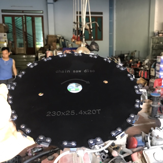 Lưỡi cắt gỗ cưa xích lắp cho máy cắt cỏ- dao máy cắt cỏ