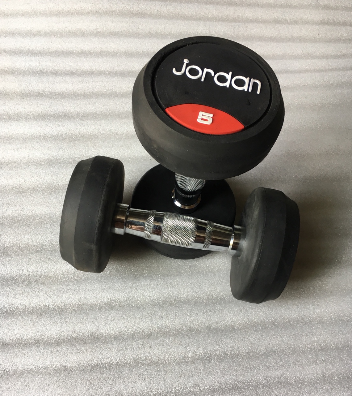 Tạ tay cao su Jordan 5kg cao cấp (1 cục)