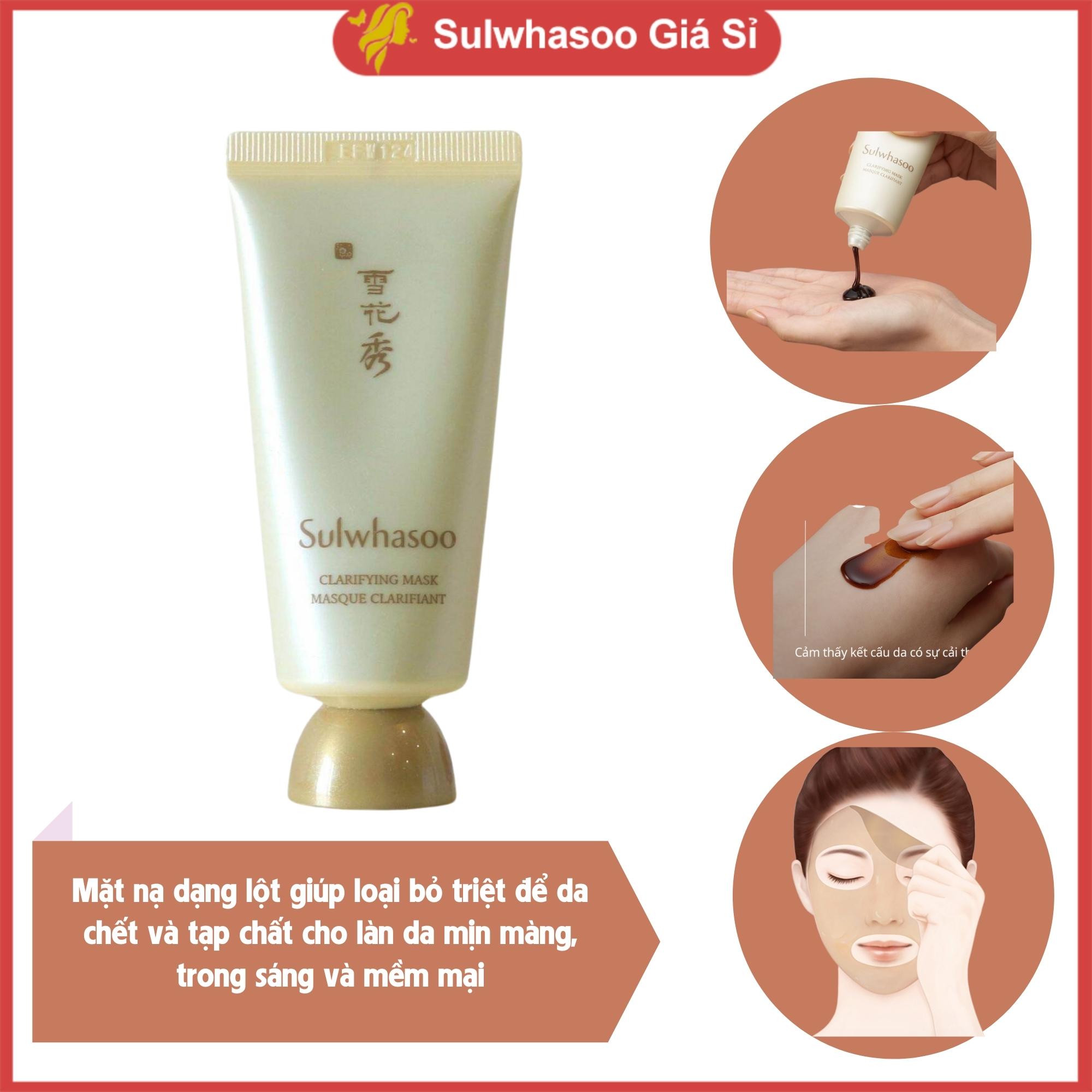 Mặt Nạ Sulwhasoo tổng hợp các loại Mặt nạ ngủ Mặt nạ lột Sulwhasoo Mặt nạ tẩy tế bào chết bạch sâm Sulwhasoo Mặt nạ bùn thảo dược Sulwhasoo 35ml/1 tuýp Sulwhasoo Giá Sỉ