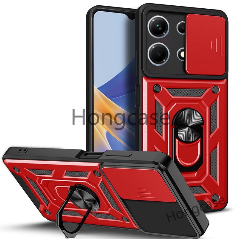 Casing for infinix note 30 pro 5g note30 30pro note30pro 4g note40 note40pro 40pro+ 40proplus 2024 phone case armor ring bracket shockproof push pull camera protection back cover