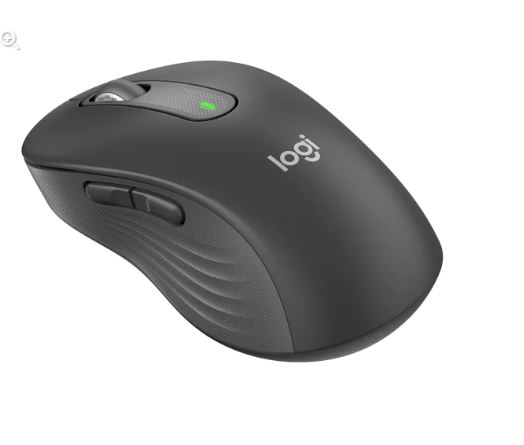 Chuột Không dây Bluetooth + Wireless Logitech Signature M650L (Size L) Màu Đen Chính Hãng
