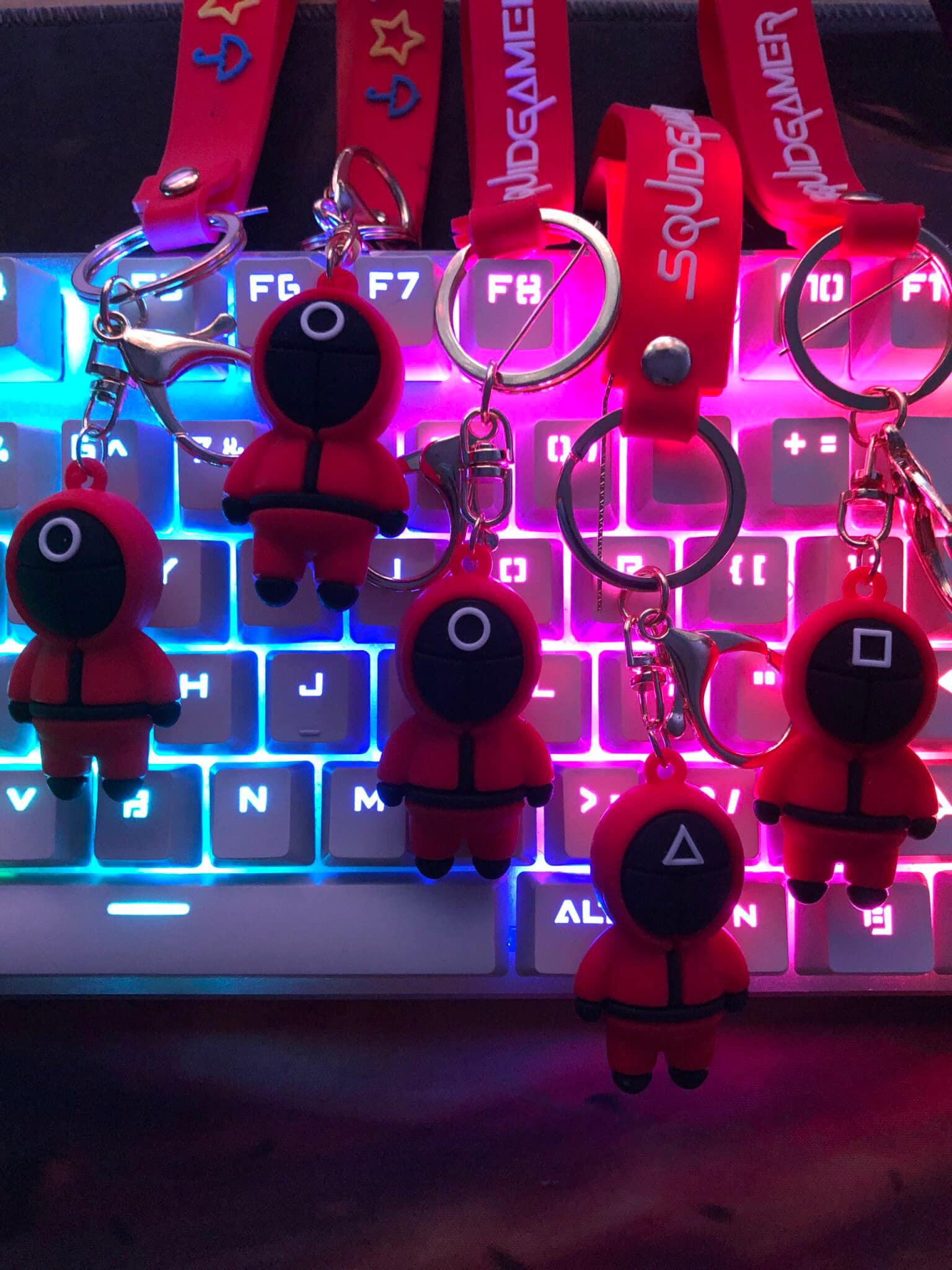 Squid Game Móc khoá - Móc khoá Silicon 5cm