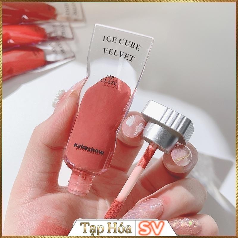 Son bùn chất lì KaKaShow Ice Cube Velvet Lip Glaze Matte