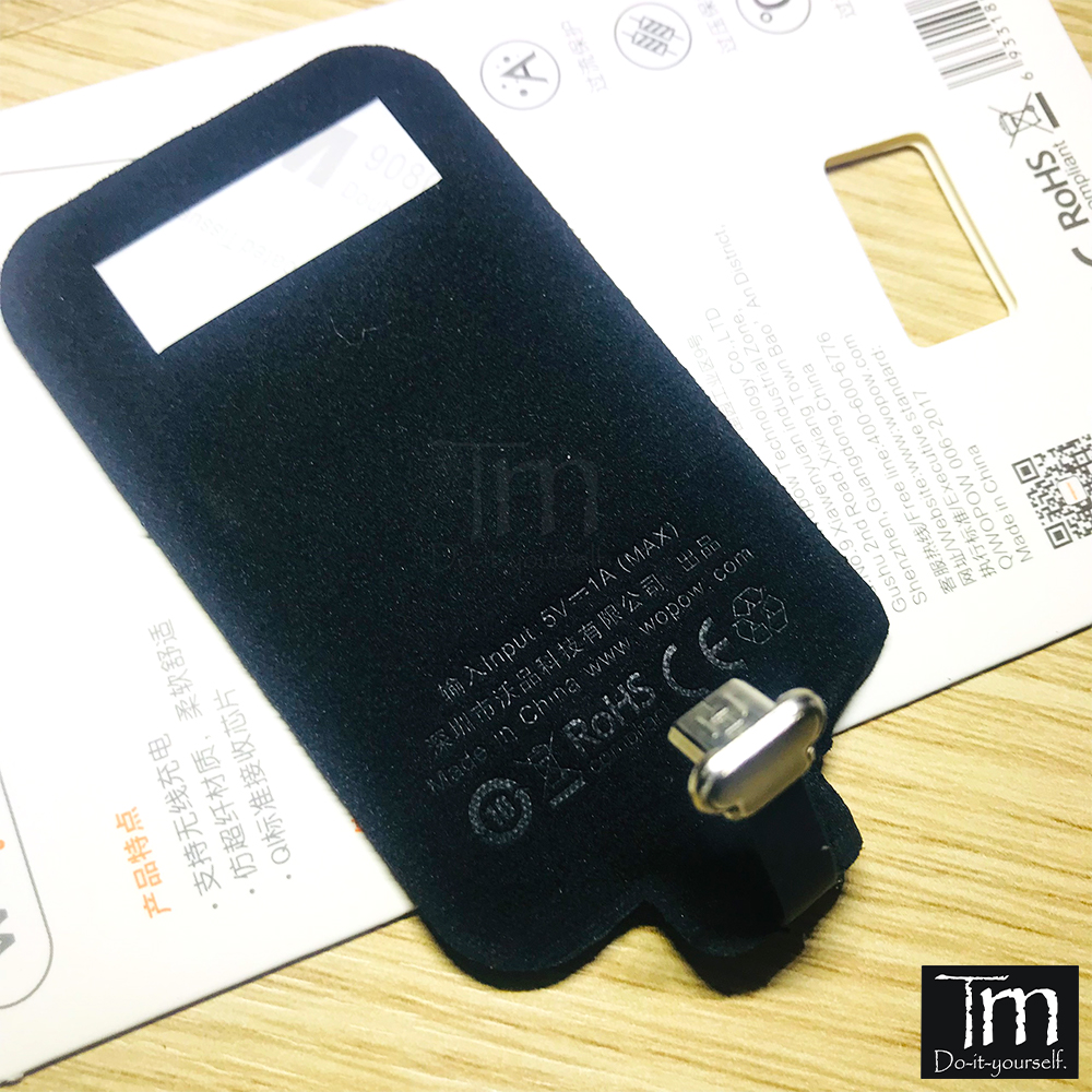 Đế Nhận Sạc Không Dây - Dành cho ĐT đời thấp - MicroUSB