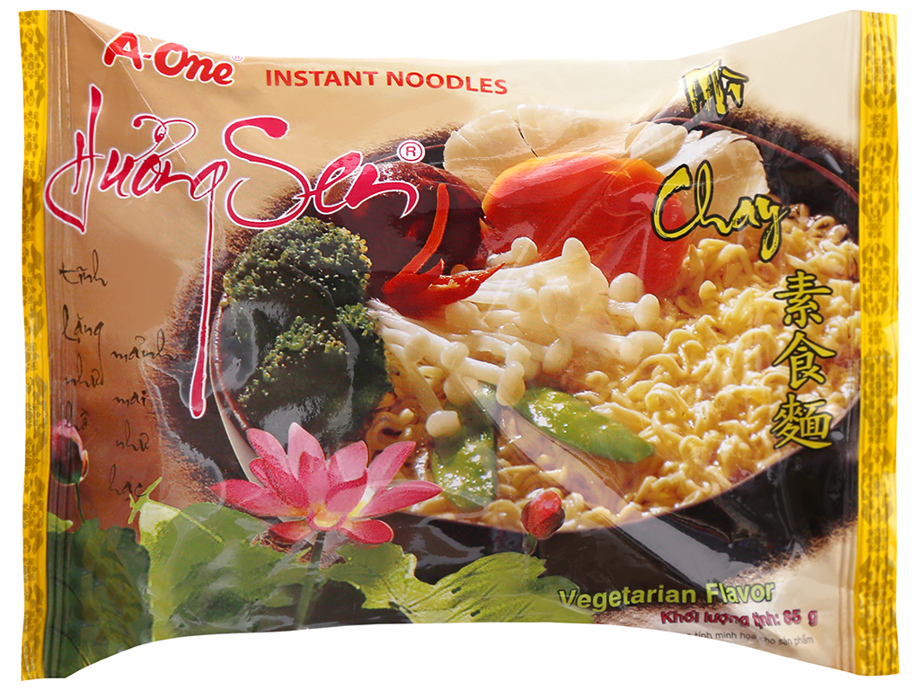 TH 30 GÓI MÌ A ONE CHAY HƯƠNG SEN 85GR -C