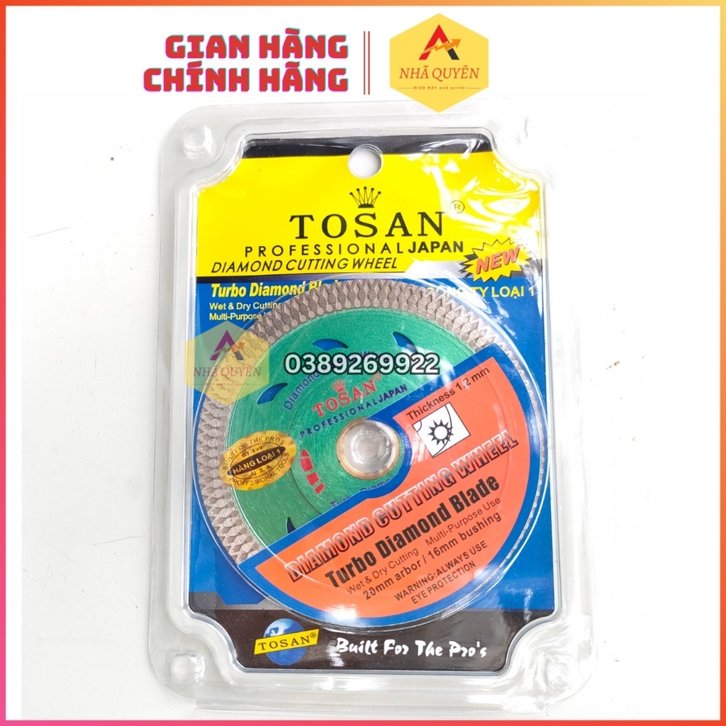 Đá Cắt Gạch 110mm Tosan Hàng Công Ty