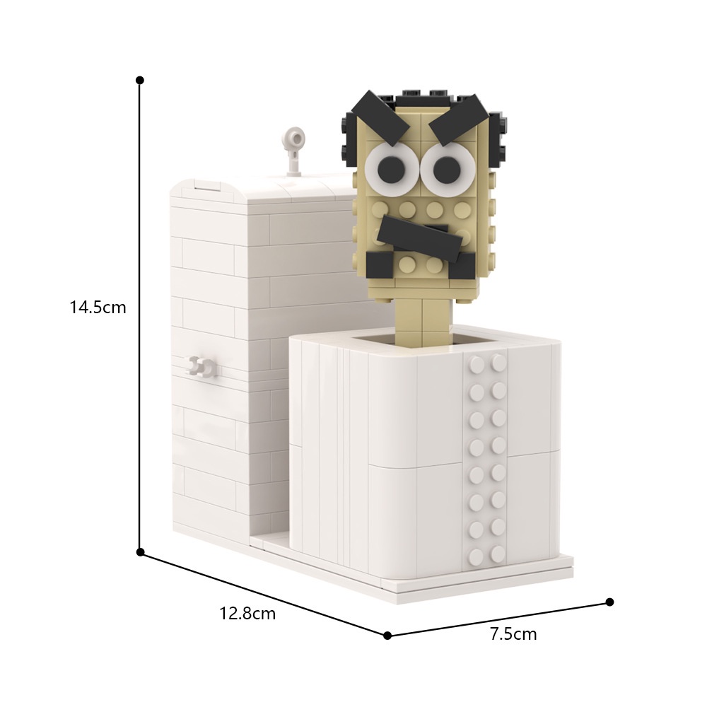 Titan Skibidi Toilet Moc Building Block Compatiable with Lego Titan Skibidi  Toilet VS Titan Cameraman Eilik Robot Boy Toys