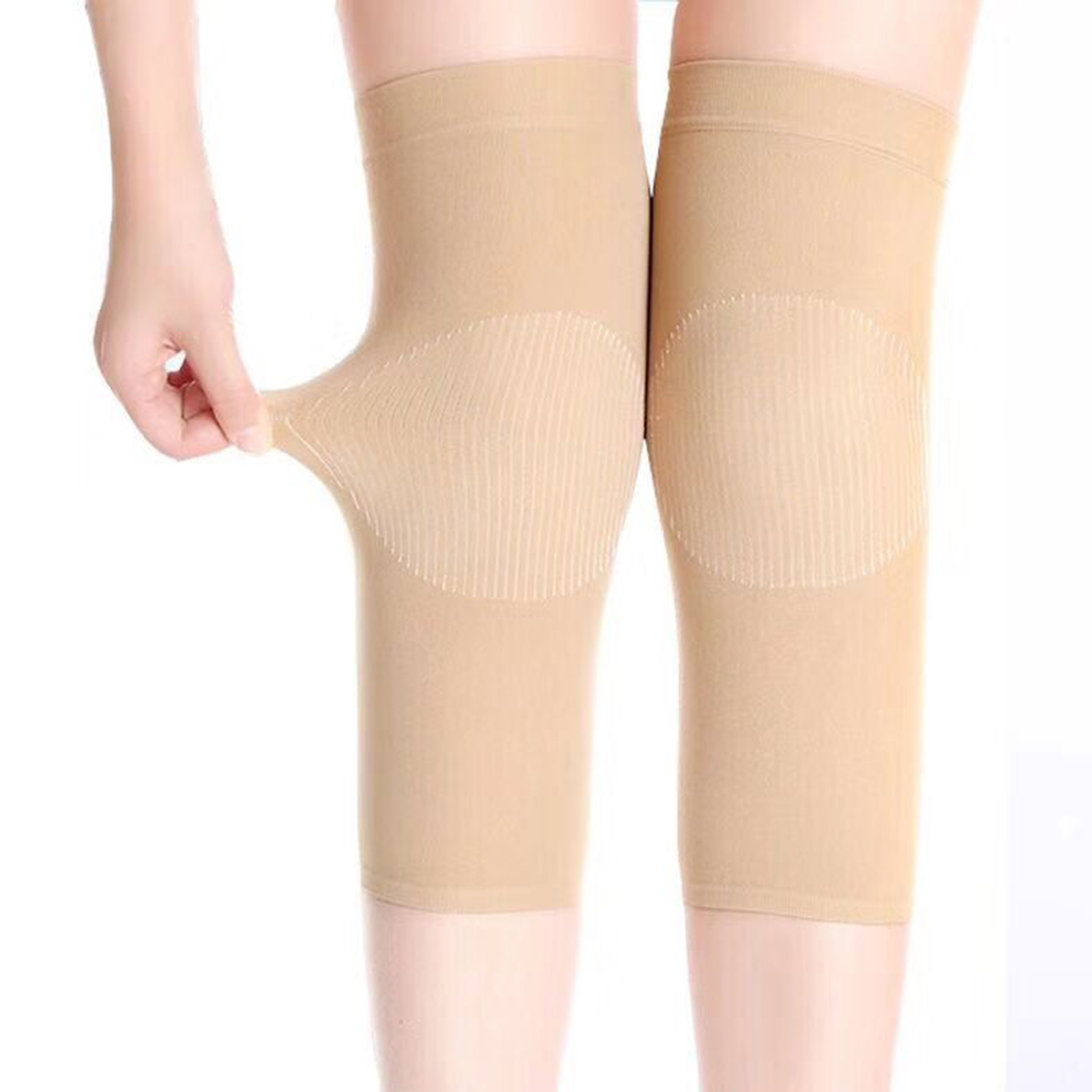 1 Pair of Soft Knee Protector Pads Ultra-thin and Seamless for Protection Knee