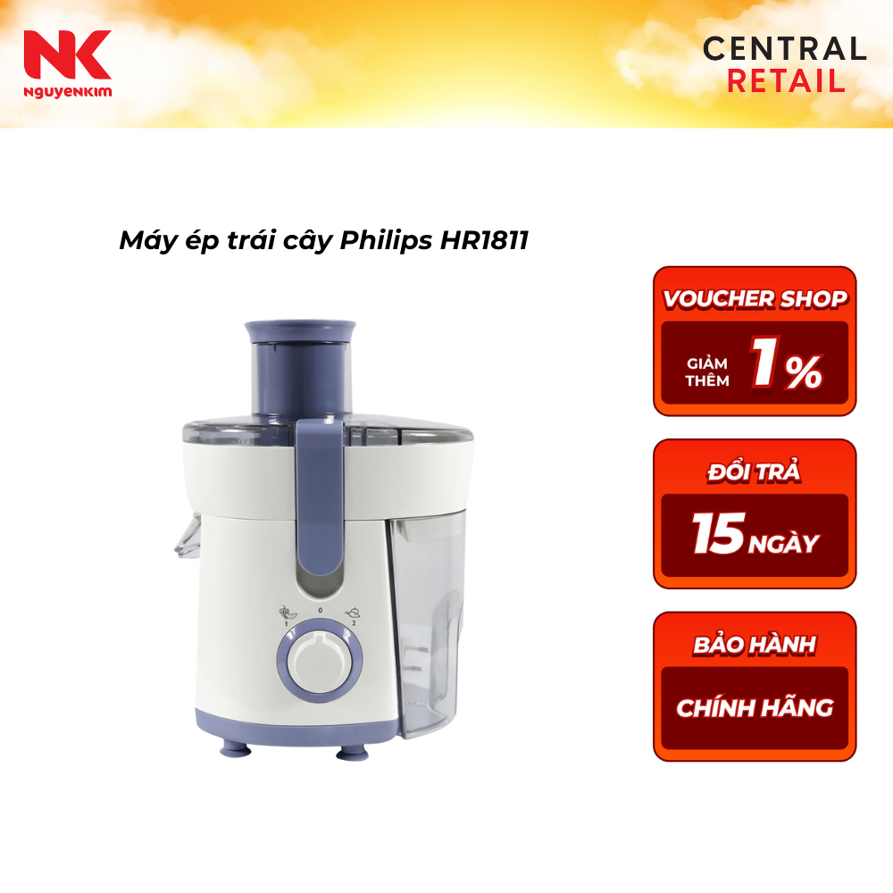 Máy ép trái cây Philips HR1811/71