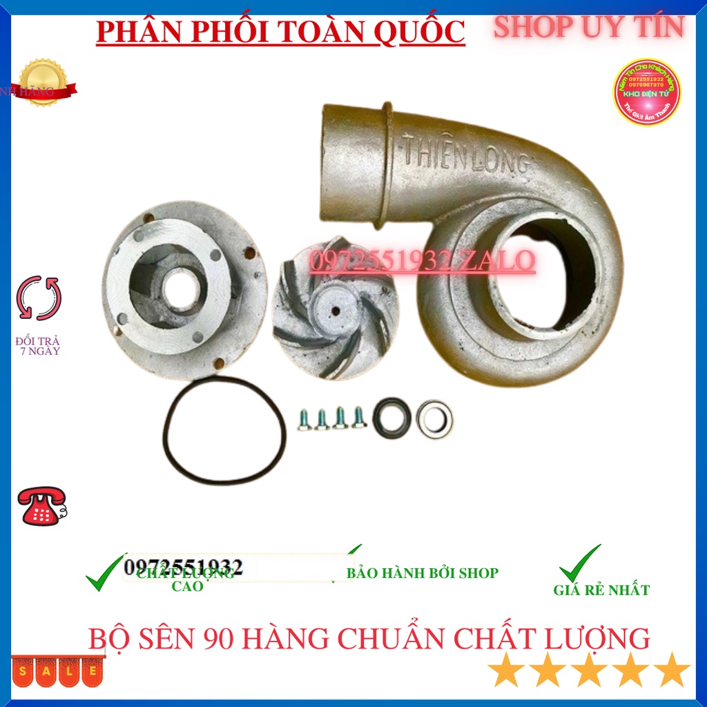 Đầu bơm ống 90mm dùng chế máy nổ động cơ điện