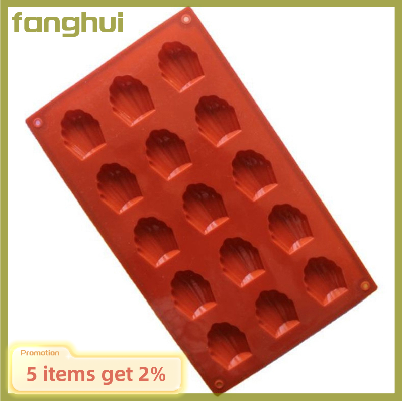 fanghui 20 Cells Madeleine Cake Mold Shell Shaped Silicone Baking Cookie Biscuit Molds