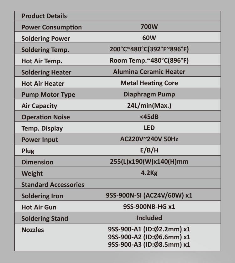 [HCM]Máy hàn khò Proskit SS-989B (Upgrade)
