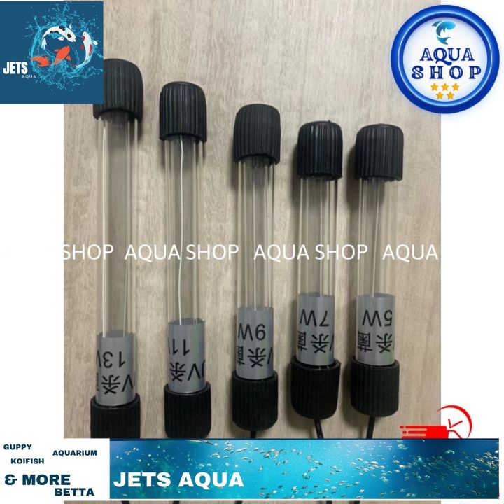 Đèn uv hồ cá, hồ thuỷ sinh - diệt tảo diệt khuẩn cho bể cá 5w - 7w - 9w - 11w - 13w recent