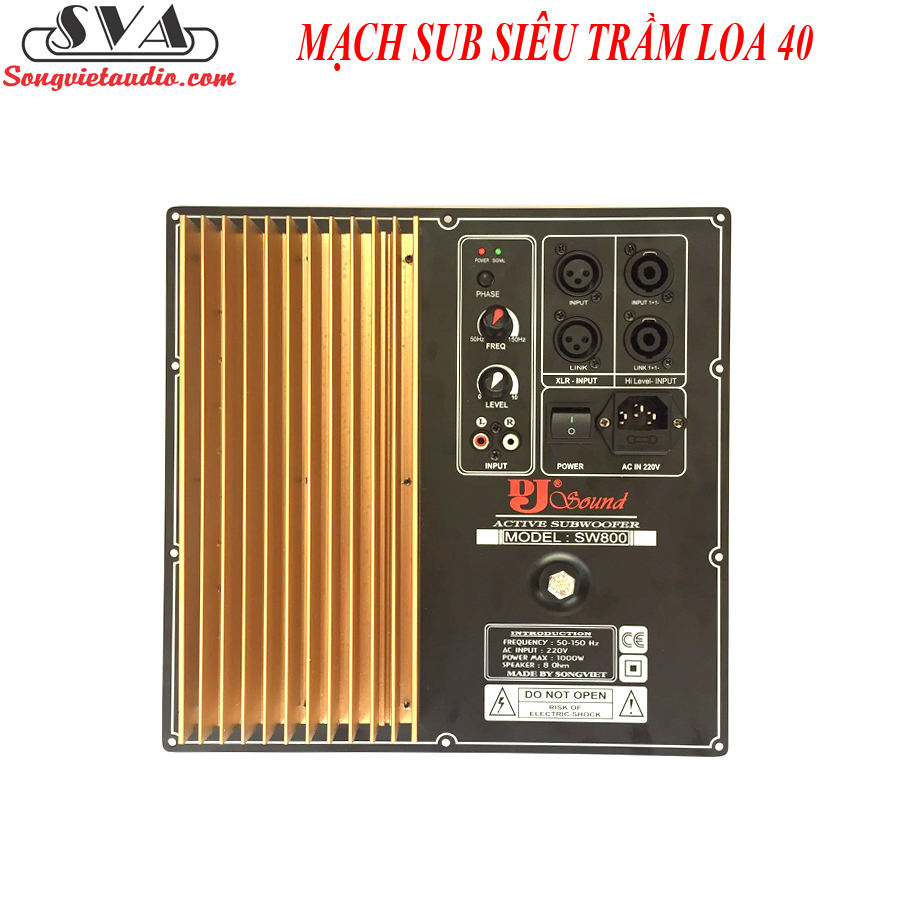 BỘ MẠCH SUB ĐIỆN LOA BASS 40/ 50 COIL 75