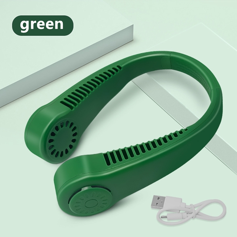 Leafless 360 degree neck cooling fan adjustable air cooler Mini outdoor