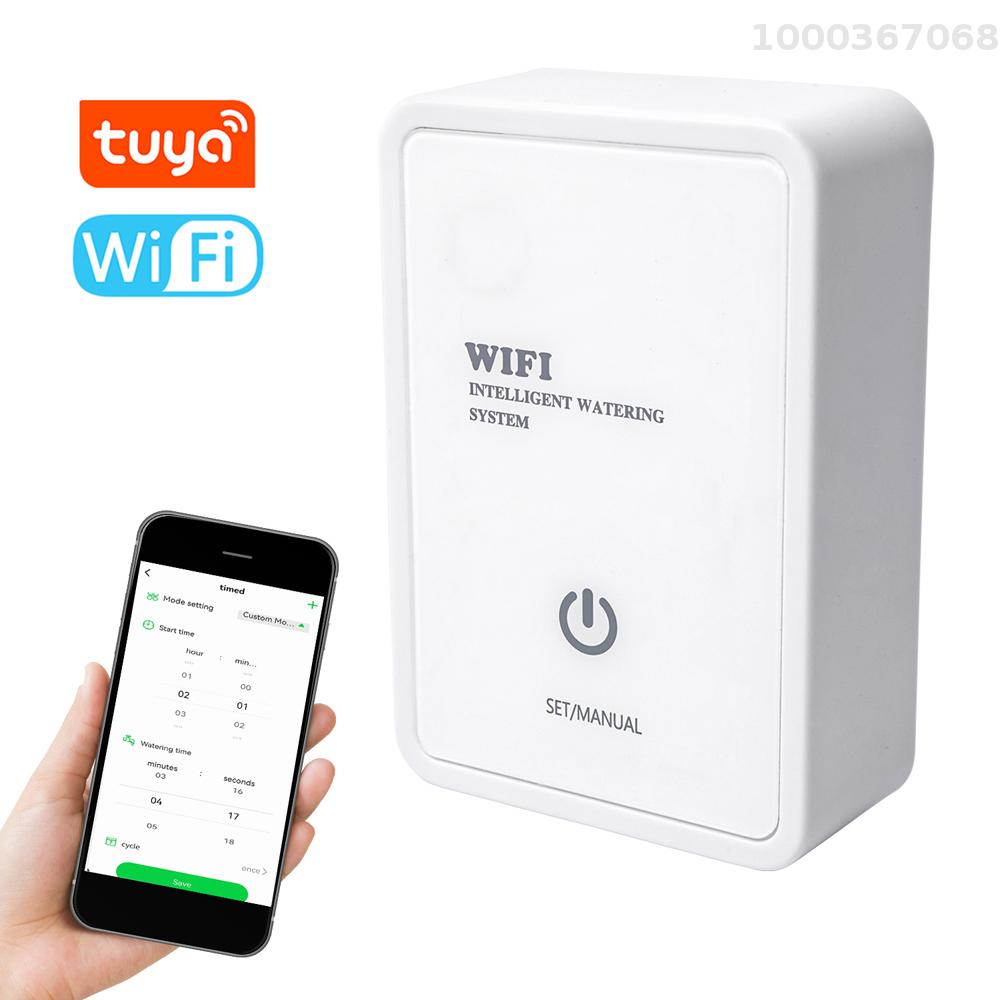 Tuya WIFI Automatic Watering Device Intelligent Timed Drip Irrigation System Support Remote APP Control for Garden Terrace Potted Plants