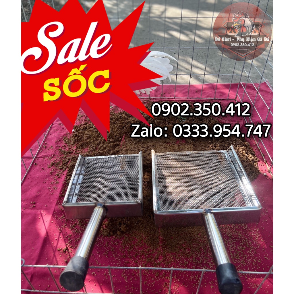 Dụng cụ sàn cát gà chất liệu inox chống rỉ sét siêu bền bỉ
