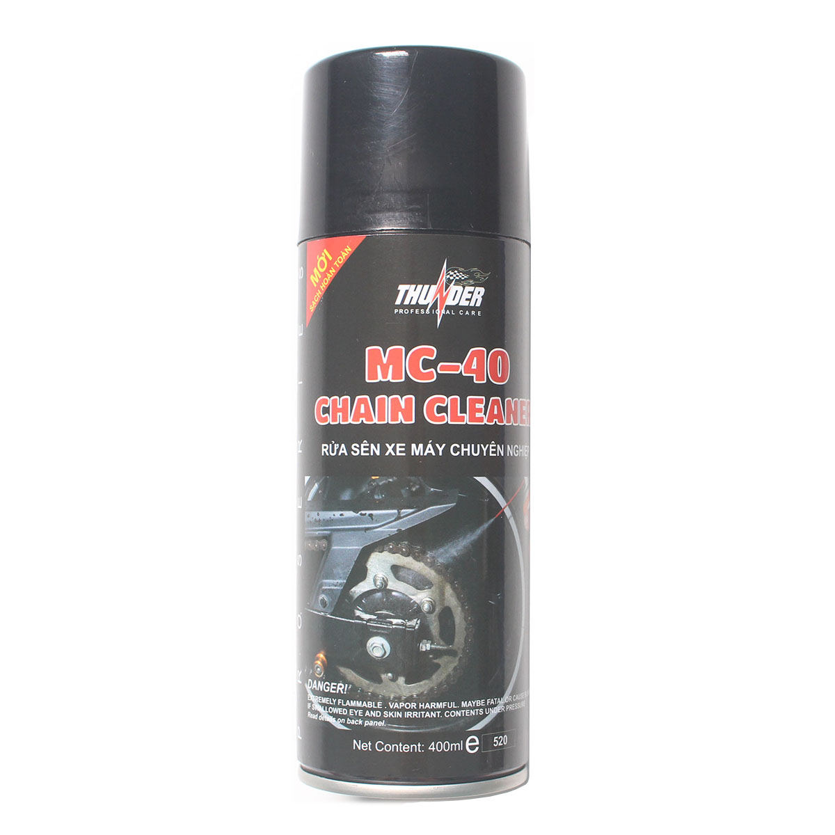 Mua xịt dưỡng sên repsol, bôi trơn sên xích xe máy Repsol tặng rửa sên Thunder