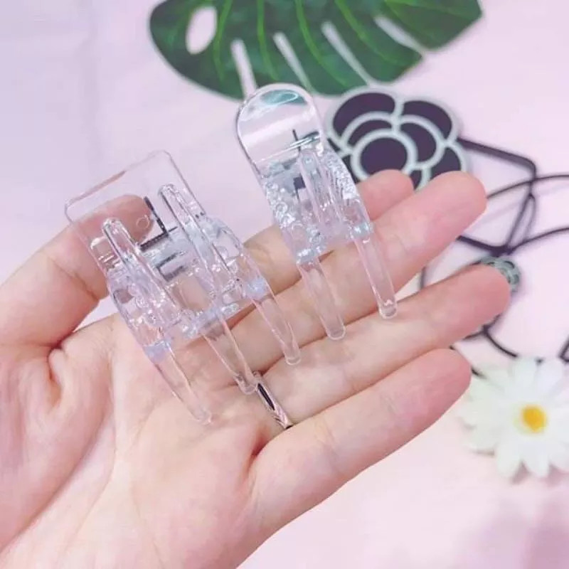 1 Cái Kẹp Tóc Càng Cua 3 Răng Trong Suốt