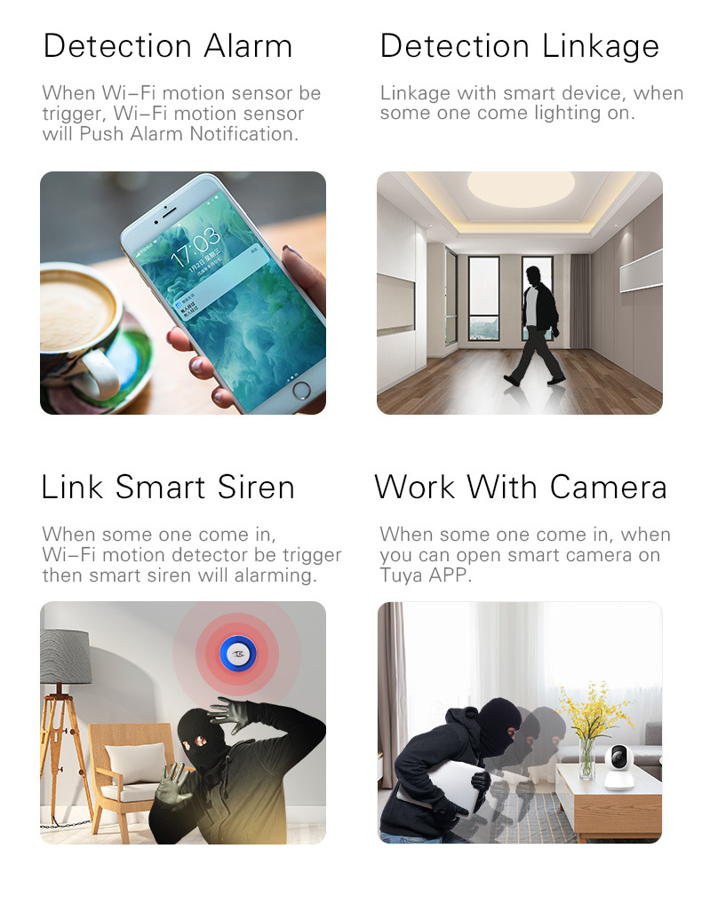 Cảm Biến Chuyển Động Zigbee - Tuya Smartlife (Bảo Hành 6 Tháng).
