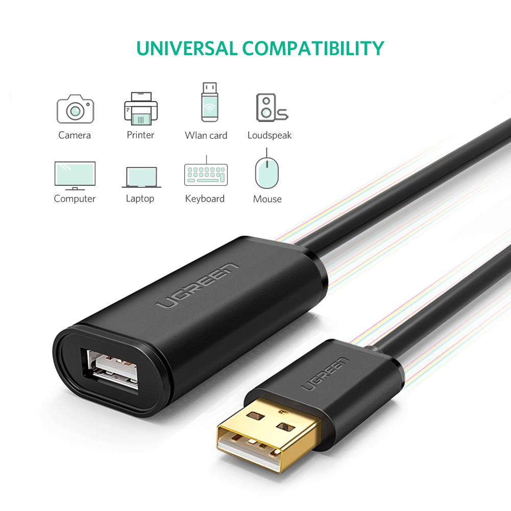 [HCM] Cáp Nối Dài USB 2.0 5M, 10M ,15M, 20M ,30M - Hỗ trợ Chipset khuếch đại tín hiệu Cao...
