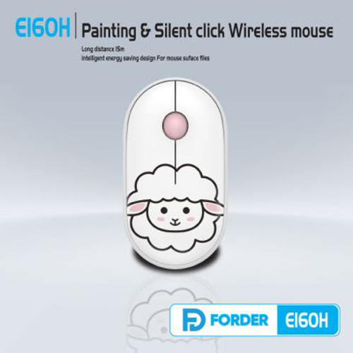 Chuột không dây Wireless FD E160H hình thú siêu kute (4 màu tuỳ chọn) - Nhất Tín Computer