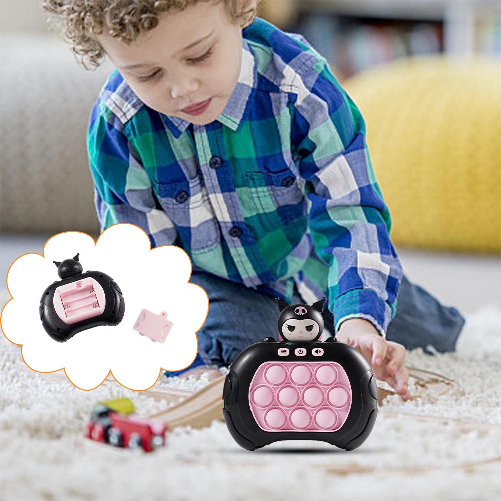 Quick Push Game Pop It Electronic Game Console Reaction Training Educational Toys Kids Whack-A-Mole Machine
