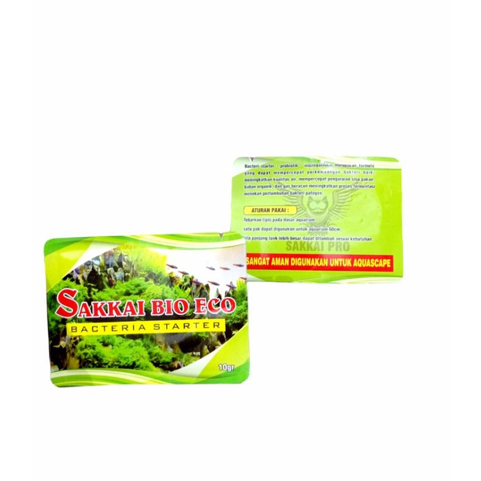 Obat ikan PENJERNIH AIR SAKKAI PRO BAKTERI STATER BIO ECO