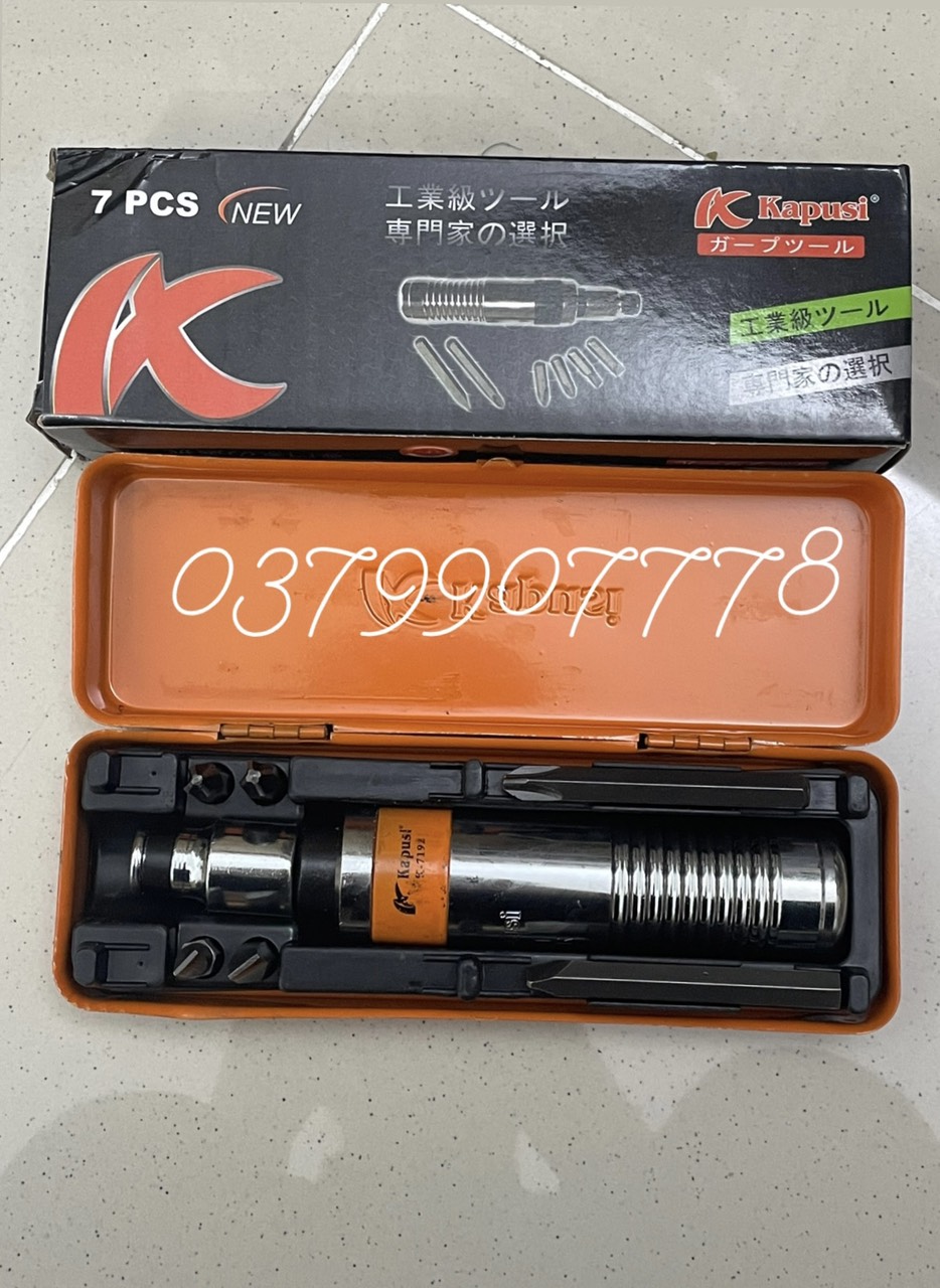 BỘ VÍT ĐÓNG 7PC KAPUSI