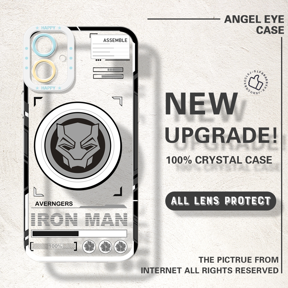 YYDS%20for%20Samsung%20A06%20Back%20Cover%20Marvel%20Iron%20Man%20Transparent%20Crystal%20TPU%20Soft%20Thin%20Phone%20Cover%20-%20Image%202
