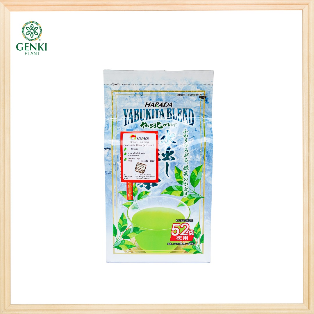Harada Japanese Green Tea (Yabukita Blend) 52 tea bags Lazada Indonesia
