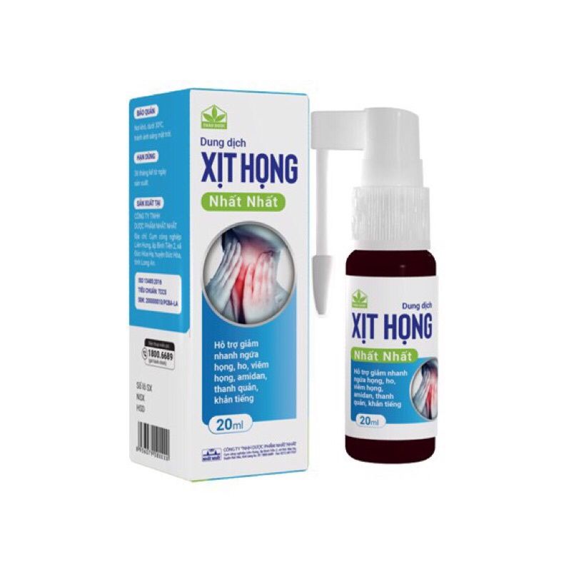Xịt họng Nhât Nhât lọ 20ml