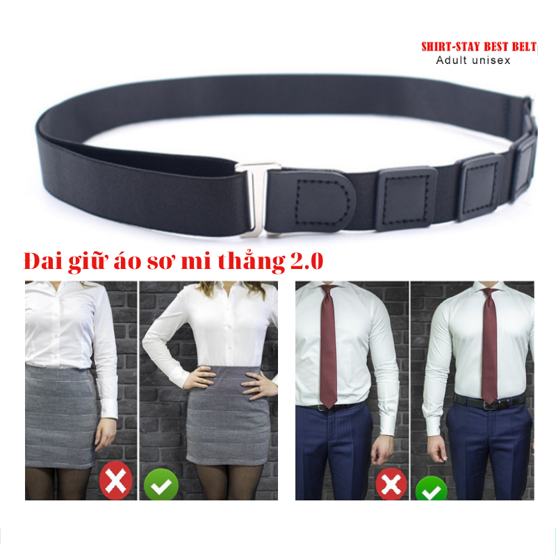 [Phiên Bản Mới 2021] Đai Giữ Áo Sơ Mi Thẳng Khi Đóng Thùng
