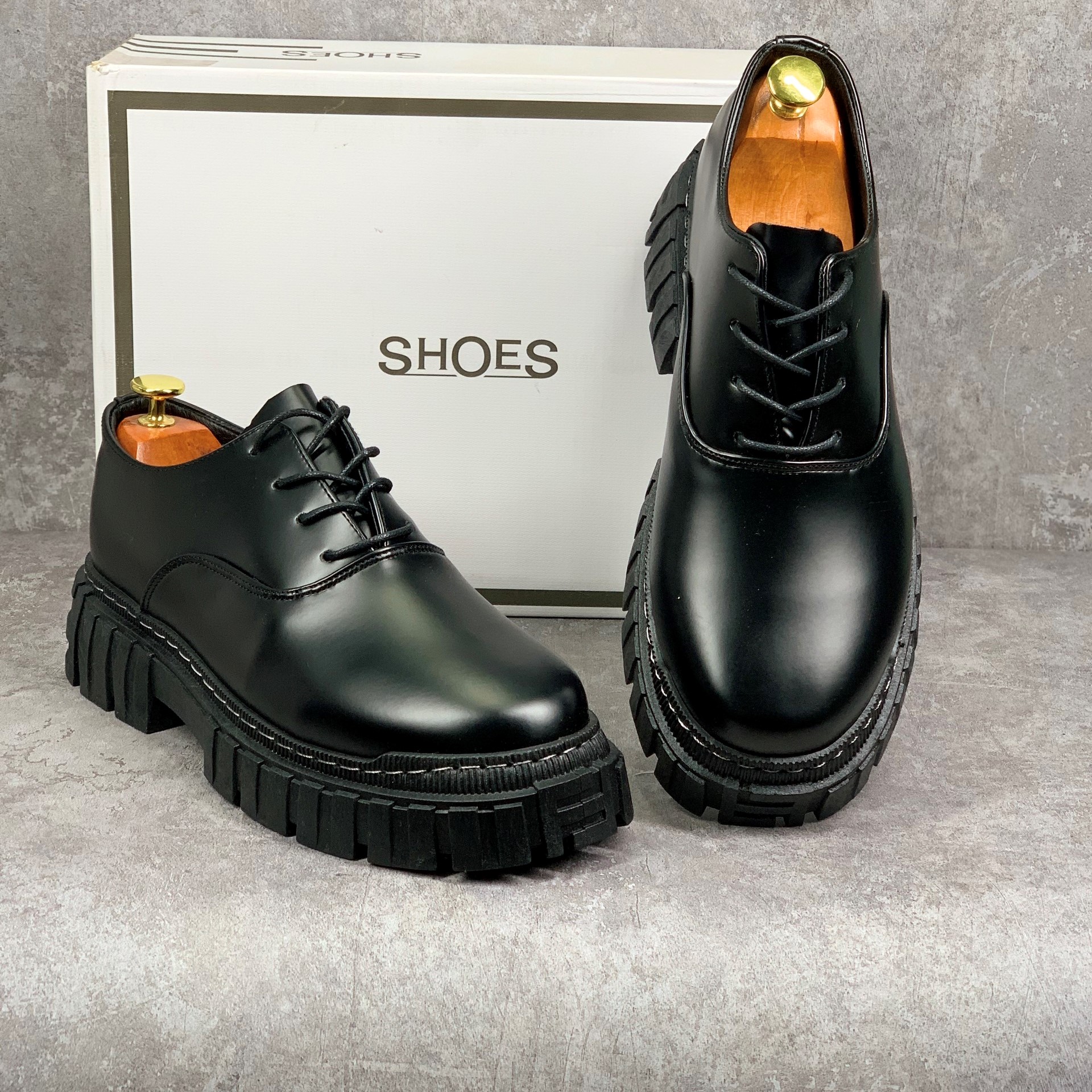 Giày Bốt dr martens JAM thấp cổ tăng chiều cao 6 cm MD01