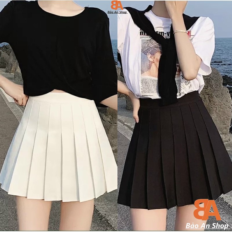 Chân váy xếp ly nữ form ngắn thể thao (có quần trong)