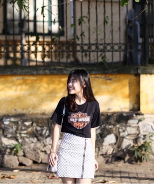 Áo croptop MOTOR HARLEY