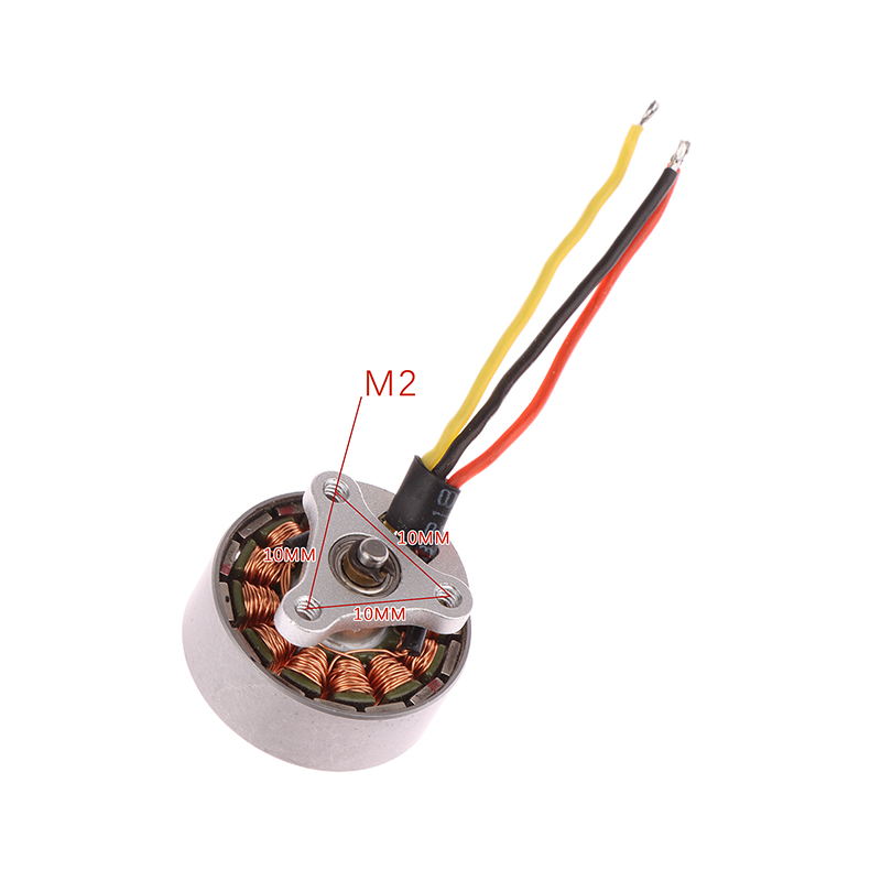 2750KV Mini 18MM 3-phase Brushless Motor High Speed 2S-3S 2MM Shaft RC Drone FPV Quadcopter Aircraft EngineA JUE. 