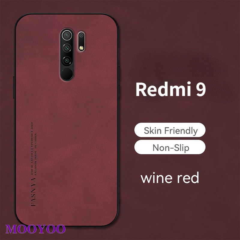 Trường hợp Redmi 9 Điện thoại mềm trường hợp máy ảnh bảo vệ vỏ cây cừu bìa sang trọng xác thực Ốp da cho Xiaomi redmi9 m2004j19g m2004j19c