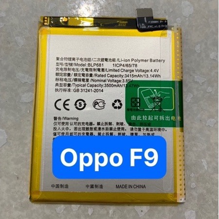 Pin zin hãng điện thoại oppo F9 mã blp 681