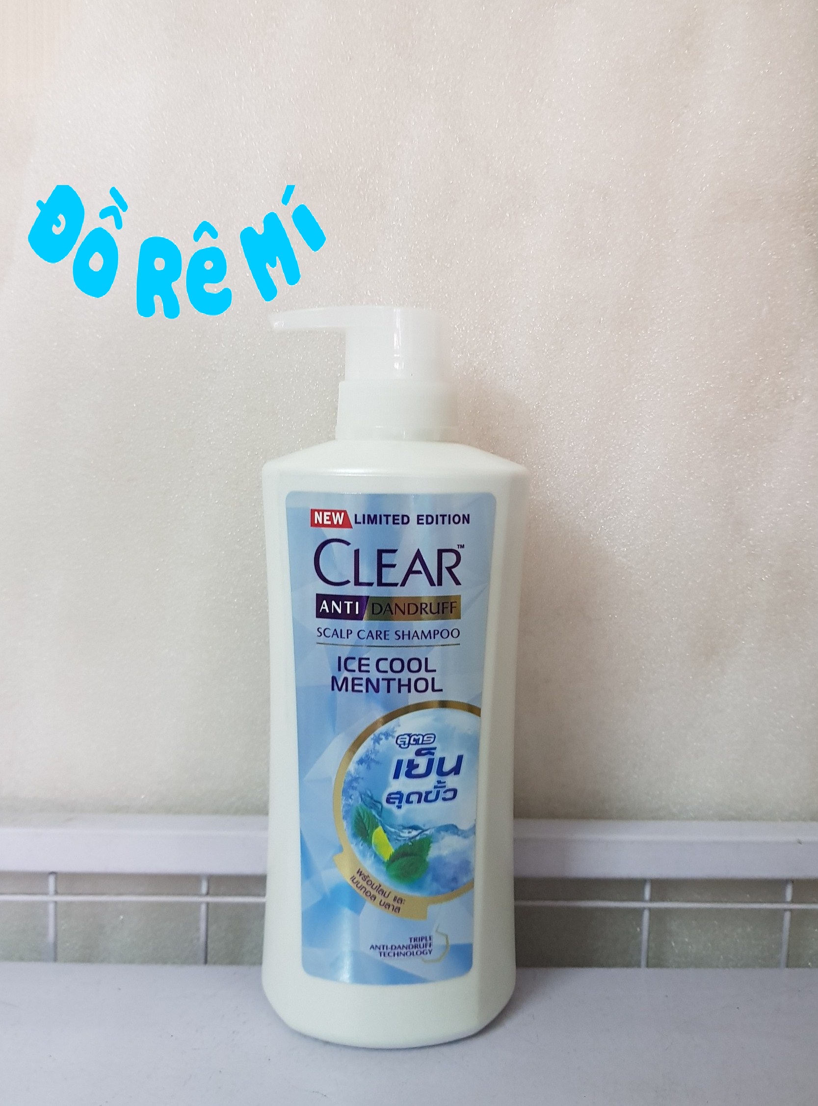 Dầu gội CLEAR MEN bạc hà Thái Lan 480ml