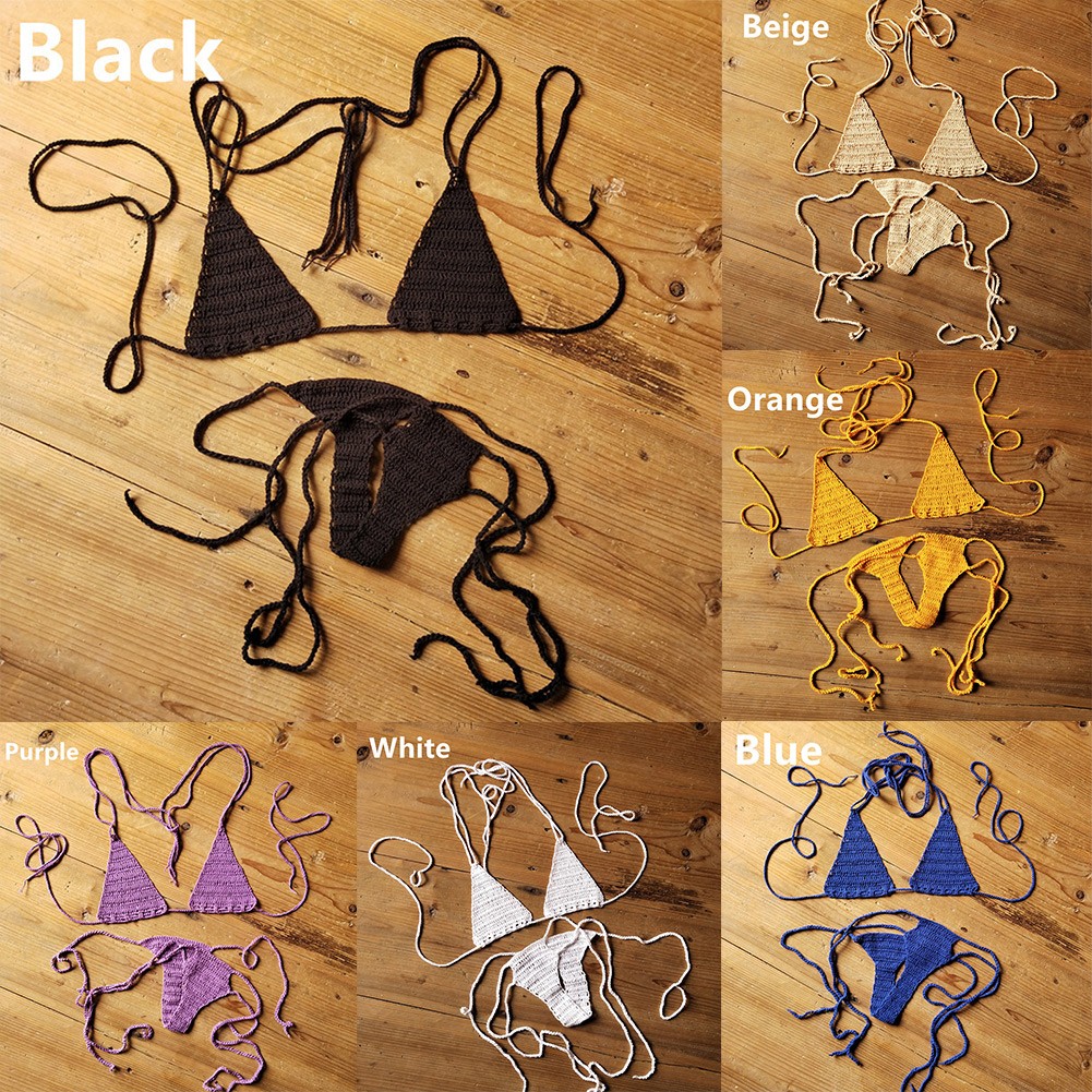 【YOUWORTH】 Swimwear Bikini Set Beach Solid Color Women\'s Beach Swimwear Bikini Set