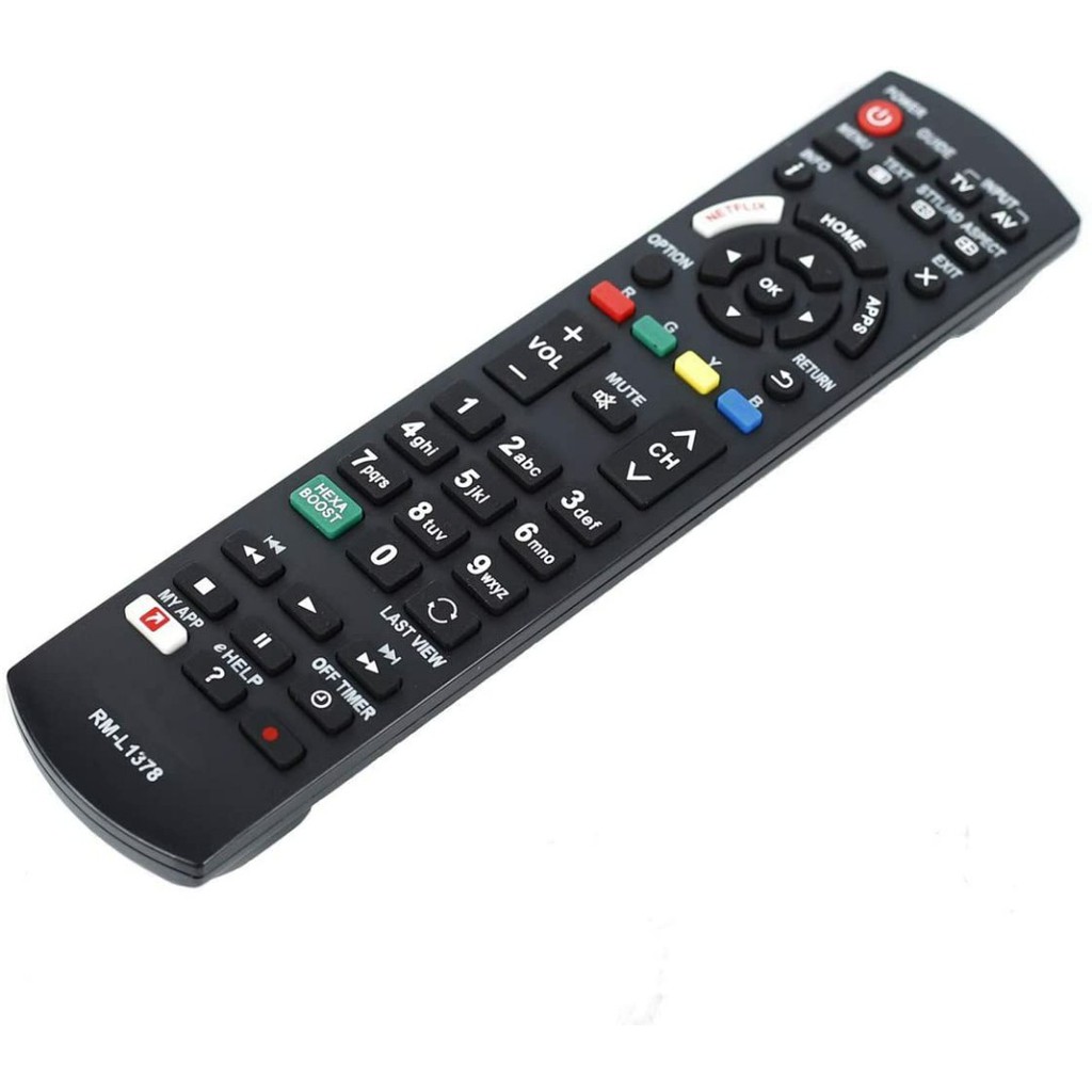 Pana 1378 - remote điều khiển tivi panasonic smart thông minh có nối mạng rm-l1378