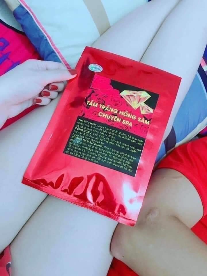 Tắm Ủ Trắng Hồng Sâm Chuyên Spa siêu Trắng