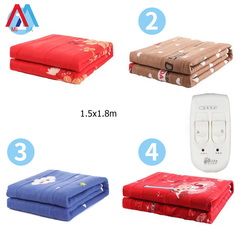 XIAOMIJIA Intelligent timing double double control temperature electric blanket wholesale thickened student dormitory home heating single electric blanket