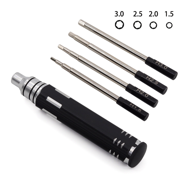 Hexagonal Head Screwdriver Hexagonal Screwdriver Tool Set for Rc Car Crawler Helicopter 1.5 2.0 2.5 3.0mm