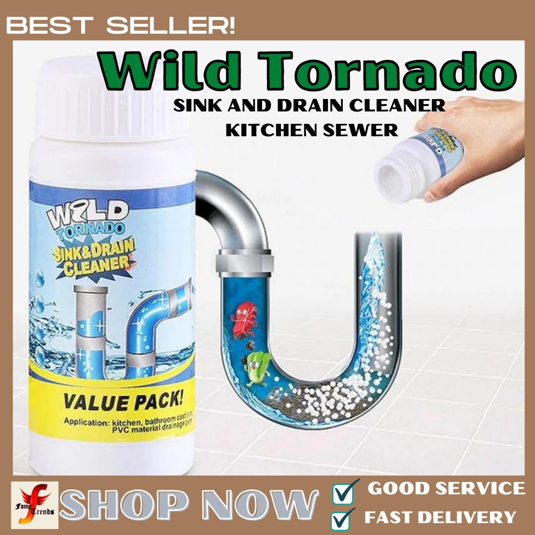 BEST SELLER!! WILD TORNADO sink and drain cleaner kitchen sewer