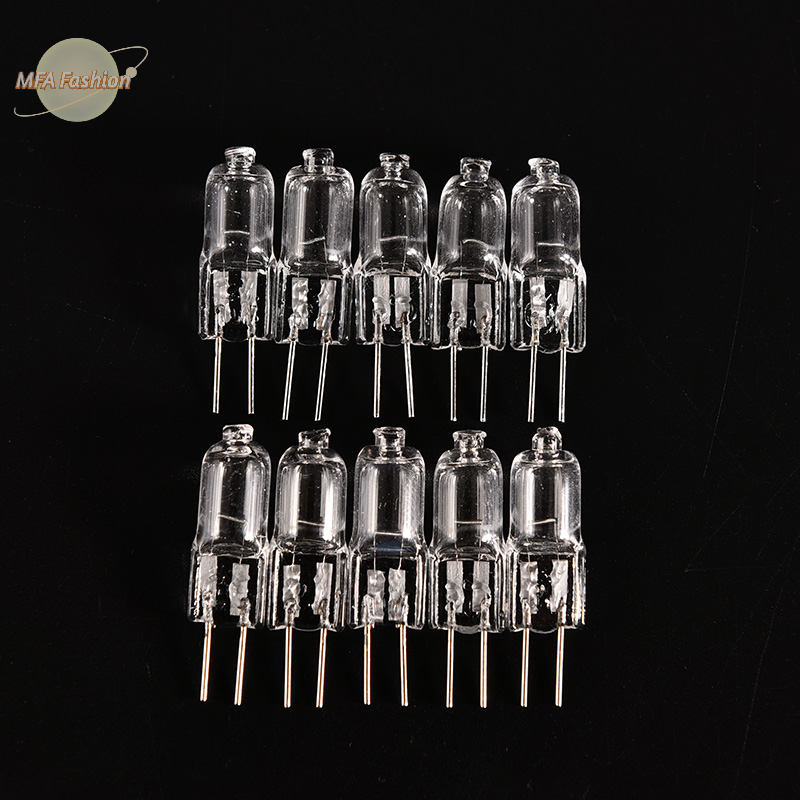 MFA Fashion 10 chiếc bóng đèn halogen vonfram G4 12V 20W siêu sáng bóng đèn mới